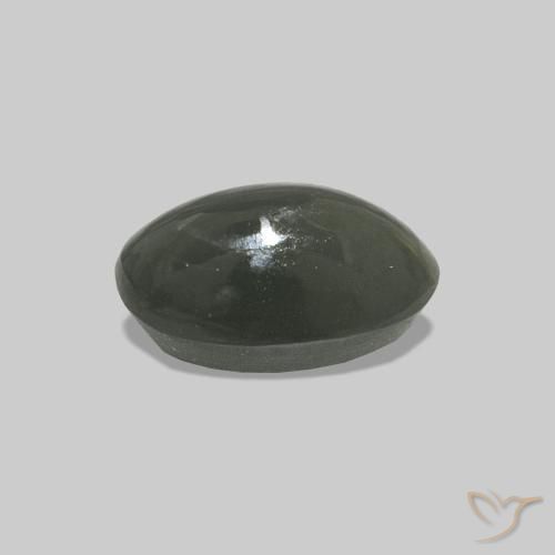 0.76克拉天然Cat's Eye Alexandrite，椭圆形，不透明