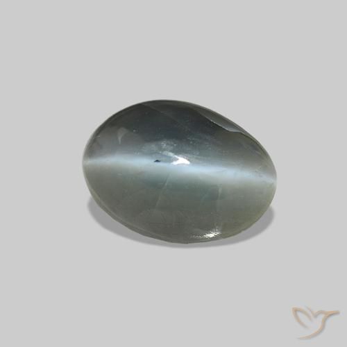 0.71克拉天然Cat's Eye Alexandrite，椭圆形，不透明