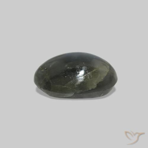 0.52克拉天然Cat's Eye Alexandrite，椭圆形，不透明