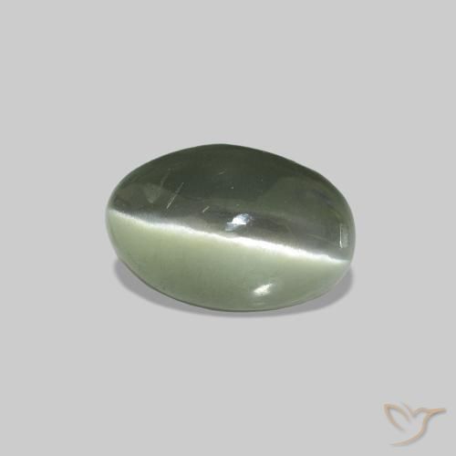 0.73克拉天然Cat's Eye Alexandrite，椭圆形，不透明