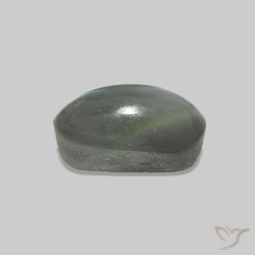0.92克拉天然Cat's Eye Alexandrite，椭圆形，不透明