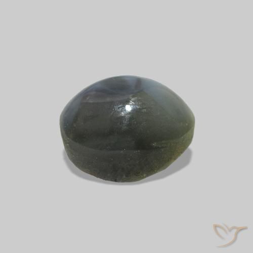 1.00克拉天然Cat's Eye Alexandrite，椭圆形，不透明
