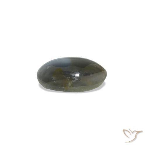 0.51克拉天然Cat's Eye Alexandrite，椭圆形，不透明
