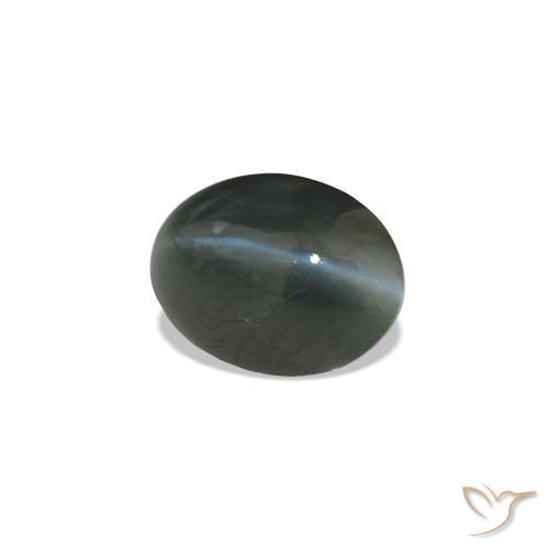 0.96克拉天然Cat's Eye Alexandrite，椭圆形，不透明