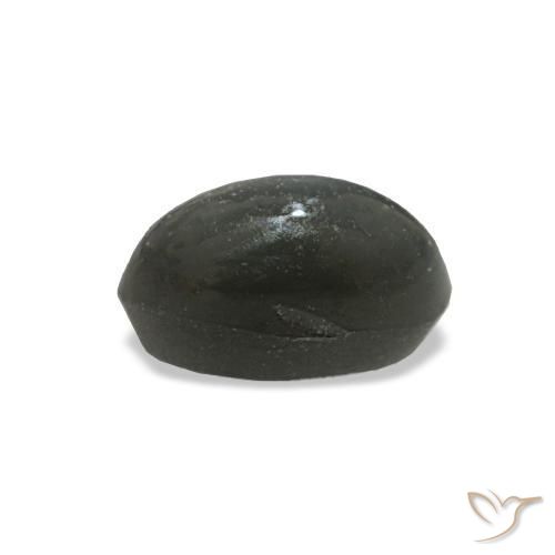 0.45克拉天然灰色Cat's Eye Alexandrite，椭圆形切割，5.1×2.8毫米，不透明