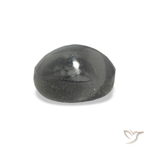 1.03克拉天然灰色Cat's Eye Alexandrite，椭圆形切割，6.3×4.3毫米，不透明