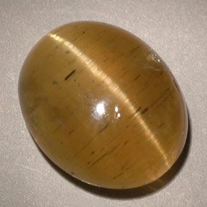 5.96克拉天然猫眼磷灰石，透明，透明/半透明