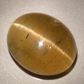 5.96克拉天然猫眼磷灰石，透明，透明/半透明