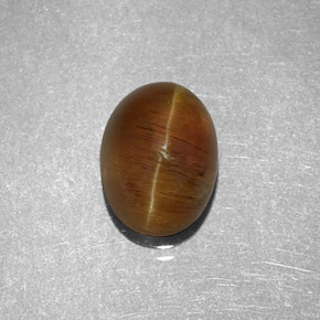 2.32克拉天然猫眼磷灰石，椭圆形切割，半透明