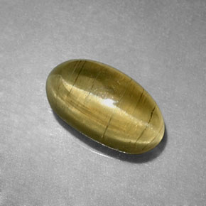 1.29克拉天然猫眼磷灰石，透明，透明/半透明