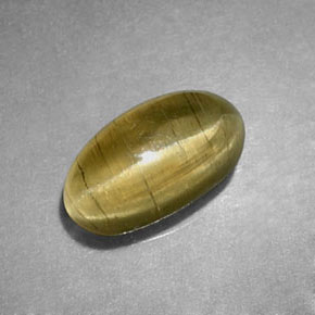 1.29克拉天然猫眼磷灰石，透明，透明/半透明