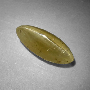 3.69克拉天然猫眼磷灰石，榄尖形，半透明