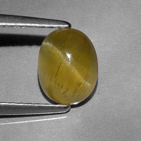 1.44克拉天然猫眼磷灰石，透明，透明/半透明