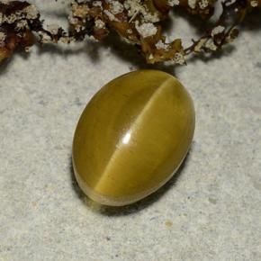 2.40克拉天然猫眼磷灰石，椭圆形切割，半透明