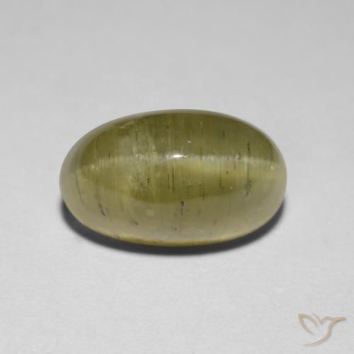 2.95克拉天然猫眼磷灰石，椭圆形，半透明