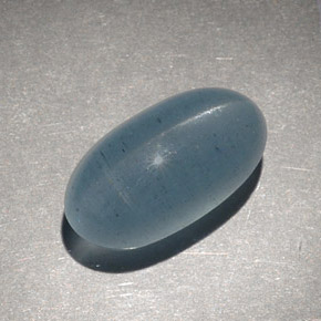 9.28克拉天然绿色Cat's Eye Aquamarine，椭圆形切割，15.6×8.6毫米，半透明