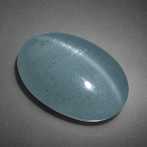 11.78克拉天然猫眼海蓝宝石，椭圆形切割，半透明