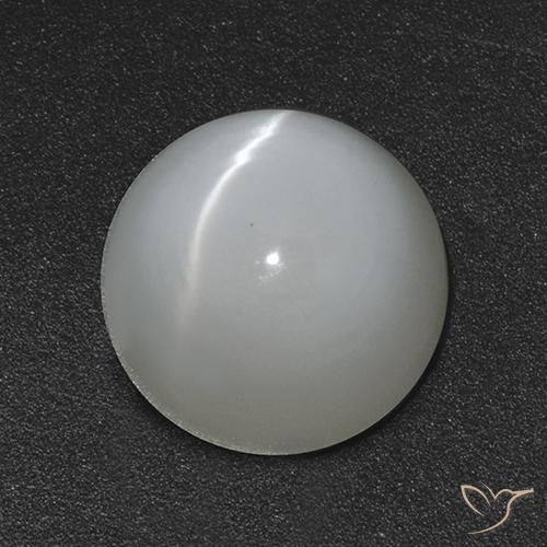 2.51克拉天然猫眼月光石，圆形的，半透明