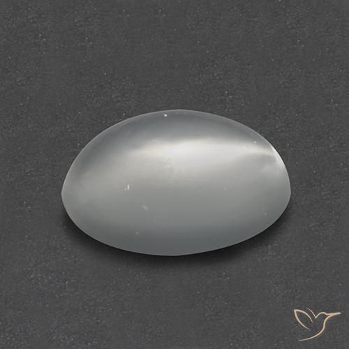 0.97克拉天然猫眼月光石，椭圆形，透明