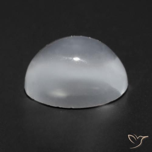 0.97克拉天然猫眼月光石，椭圆形，透明