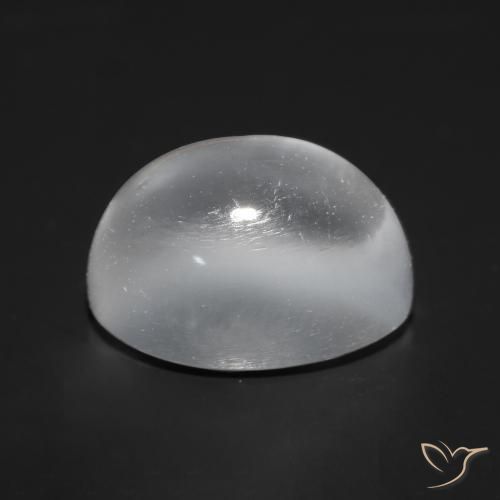 1.87克拉天然猫眼月光石，椭圆形，透明