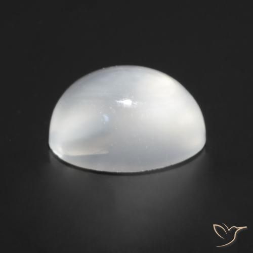 1.06克拉天然猫眼月光石，椭圆形，透明