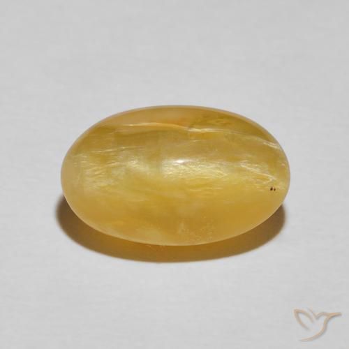 4.84ct 天然 中金 猫眼蛋白石, 椭圆形, 不透明