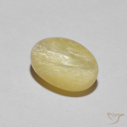 2.89克拉天然猫眼蛋白石，椭圆形，不透明