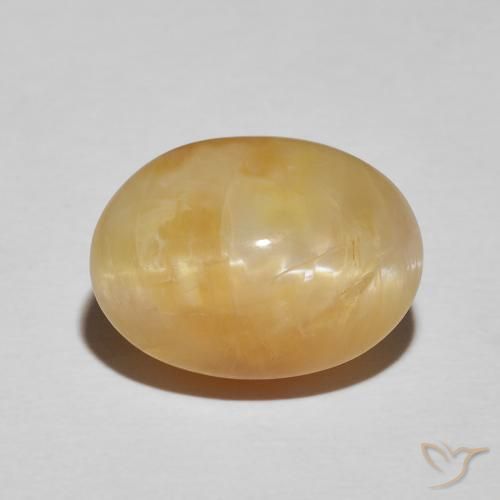 9.26ct 天然 金橙 猫眼蛋白石, 椭圆形, 不透明