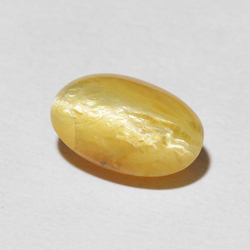 2.61克拉天然猫眼蛋白石，椭圆形，不透明