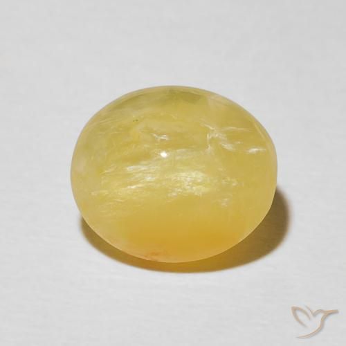3.13ct 天然 中金 猫眼蛋白石, 椭圆形, 不透明