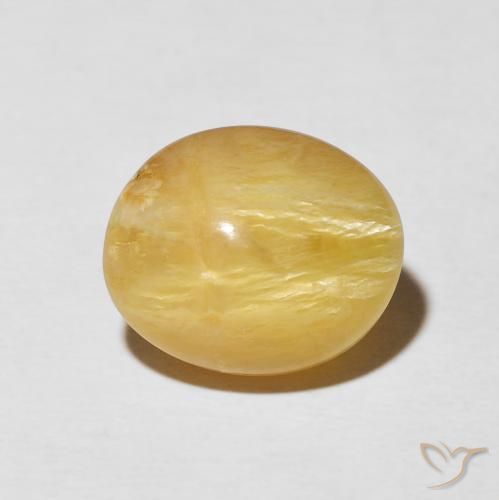 5.55ct 天然 中金 猫眼蛋白石, 椭圆形, 不透明