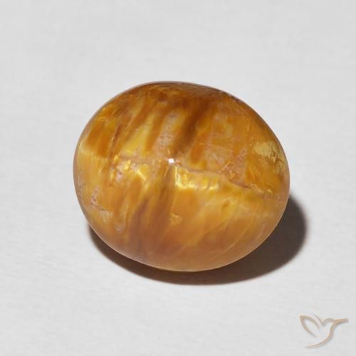 5.76克拉天然猫眼蛋白石，椭圆形，不透明