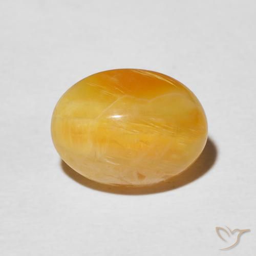 2.97ct 天然 橙金 猫眼蛋白石, 椭圆形, 不透明