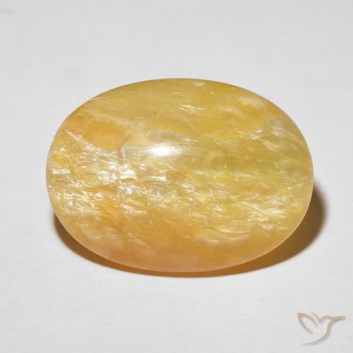 19.78ct 天然 中金 猫眼蛋白石, 椭圆形, 不透明
