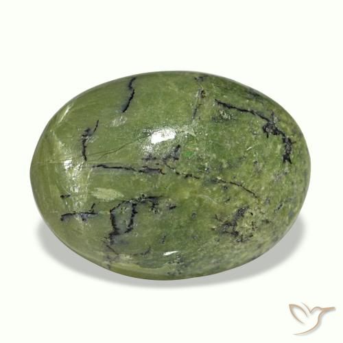 5.72克拉天然多色Cat's Eye Opal，椭圆形切割，15.1×11.3毫米，不透明