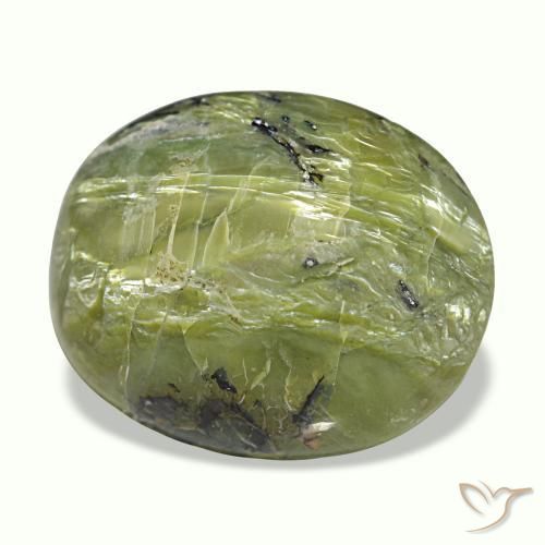 11.26克拉天然多色Cat's Eye Opal，椭圆形切割，17.7×14.4毫米，不透明