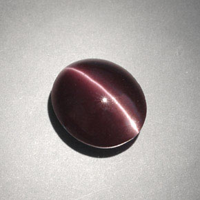 4.00克拉天然棕色Cat's Eye Scapolite，椭圆形切割，10.6×9.1毫米，不透明