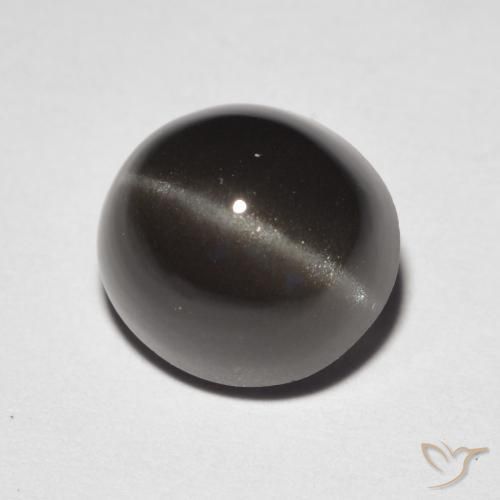 3.32克拉天然棕色Cat's Eye Scapolite，椭圆形切割，8.9×8.3毫米，半透明