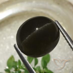 5.83克拉天然猫眼方柱石，椭圆形，半透明