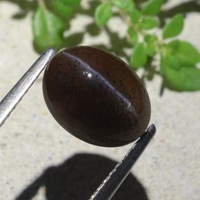 4.04克拉天然猫眼方柱石，椭圆形切割，半透明