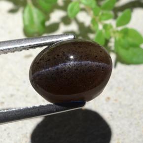 4.04克拉天然猫眼方柱石，椭圆形切割，半透明