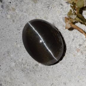 2.30克拉天然猫眼方柱石，椭圆形切割，半透明