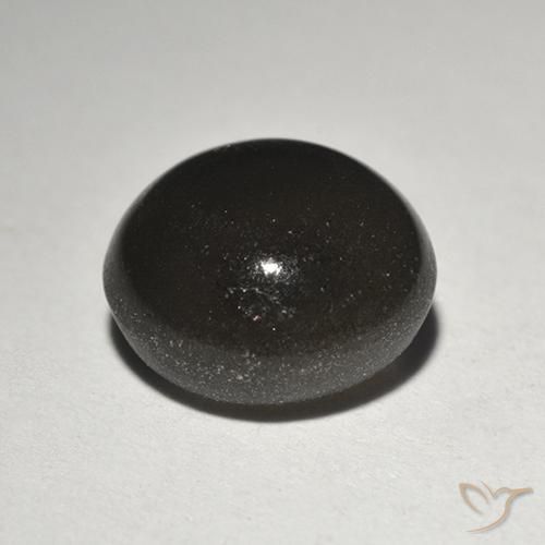 2.34克拉天然猫眼方柱石，圆形的，半透明