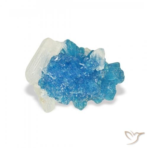 1.80ct 天然 电动天蓝色 铁钙石, 花式切割, 不透明
