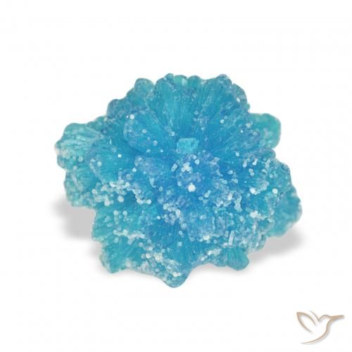 1.10ct 天然 蓝色 铁钙石, 花式切割, 不透明