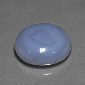40.37克拉天然玉髓，透明，25.1×20.3毫米，透明/半透明