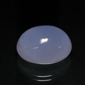 15.37克拉天然玉髓，椭圆形切割，17.6×13.6毫米，半透明