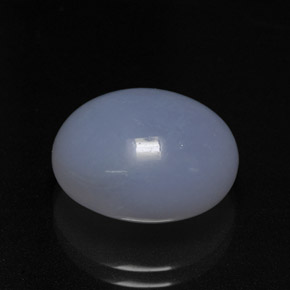 11.41克拉天然玉髓，椭圆形切割，15.5×12.9毫米，半透明