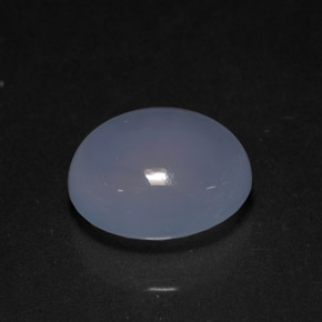 3.90克拉天然玉髓，透明，10.9×8.9毫米，透明/半透明